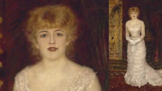 Портрет актрисы Жанны Самари. Огюст Ренуар