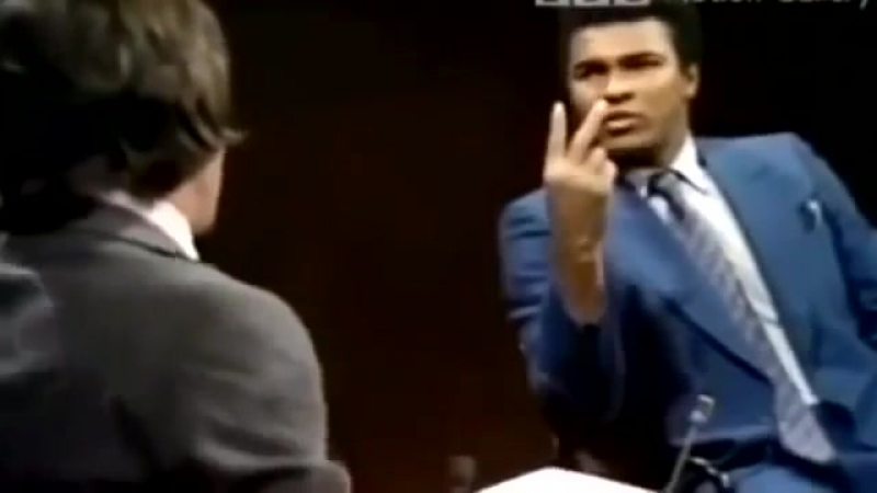 Мохамед Али, правильные слова о толерантности и телегонии.