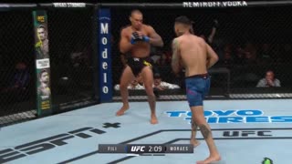 UFC Сакраменто: Окончание поединка Андрэ Фили vs Мораес