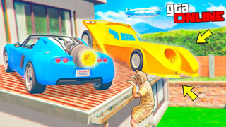 GTA 5 - ПОМОГИТЕ МНЕ ДОСТАТЬ БЭТМОБИЛЬ С КРЫШИ ! НАШЁЛ ДВЕ РЕАКТИВНЫЕ ТАЧКИ ! - ПРЯЧЬ И ИЩИ В ГТА 5 ОНЛАЙН